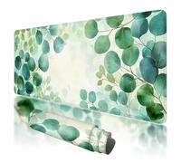 Tappetino per Mouse XXL 1200 x 600 x 3 mm, Tappetino Mouse Verde, Grande Mousepad Semplice con Base in Gomma Antiscivolo, Lavabile Tappeto Scrivania da Gioco, Migliorare Precisione e Velocità, J-64