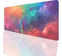 Tappetino per Mouse XXL 1500x800x3mm Tappetino Mouse Gaming Grande, Mousepad con Base in Gomma Antiscivolo, Tappeto per Tavolo da Gaming Mat e Tastiera, Accessori PC Uccelli PjY1940 O-0