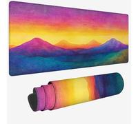 Tappetino per Mouse XXL 700x400x3mm,Tappetino Mouse colorato,Grande Mousepad paesaggio con Idrorepellente e Base in Gomma Antiscivolo,Lavabile Tappeto Scrivania Gioco per Gaming,Ufficio Accessori W-63