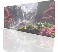 Tappetino per Mouse XXL 900x400x3 mm Tappetino Mouse Gaming Grande, Mousepad Base in Gomma Antiscivolo, Tappeto per Tavolo da Gaming per Mouse e Tastiera, Accessori PC Paesaggio Montagna LMDT1866