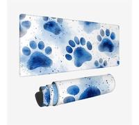 Tappetino per mouse XXL Speed Gaming Semplicità 23.6 x 11.8 Inch, Orma Mouse Pad con Bordi Cuciti Impermeabil, Migliora la Precisione e la Velocità, Tappetino Mouse per PC, Ufficio, Casa, Model 968