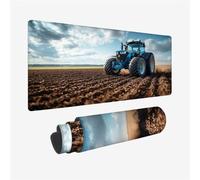 Tappetino per mouse XXL Speed Gaming Trattore 800 x 400 x 3 mm, Campo Mouse Pad con Bordi Cuciti Impermeabil, Migliora la Precisione e la Velocità, Tappetino Mouse per PC, Ufficio, Casa, Model 186