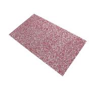 Tappetino per Nail Art con Supporto Mani Decorato con Cristalli Rosa