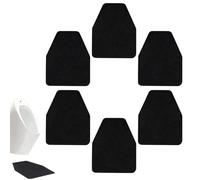 Tappetino per orinatoio in , 6 pezzi, altamente assorbente, dimensioni 43,2 x 52,1 cm, tappetini antiscivolo resistenti per servizi igienici pubblici, ospedali, aeroporti, , centri