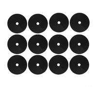 Tappetino per pacciamatura per alberi, 12 pezzi, 15-42 cm, in tessuto non tessuto, per proteggere le radici delle piante da giardino, protezione del tronco d'albero contro i danni del tosaerba (42 cm)