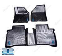 Tappetino Per Pavimento Auto In PVC Duro Set Di 3 Nero Per Suzuki Baleno E Fronx
