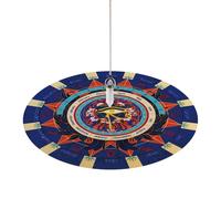 Tappetino Per Pendolo - Tappetino Per Mouse Astrologia Radiestesia, Accessorio Da Gioco Durevole | Tappetino Per Mouse Dening Radiestesia 8,5 Pollici,Pad Pendolo Astrologico