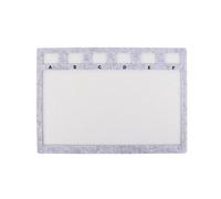 Tappetino per perline senza labbra con superfici in feltro e marcature di misurazione - Vassoio per la creazione di gioielli per organizzare e realizzare perline multifunzione