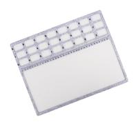 Tappetino per perline senza labbra con superfici in feltro e marcature di misurazione - Vassoio per la creazione di gioielli per organizzare e realizzare perline multifunzione