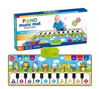 Tappetino per pianoforte, tappetino per pianoforte - pavimento musica per bambini giocare | Ragazze tappeto elettronico educativo pensiero logico precoce per i viaggi, casa
