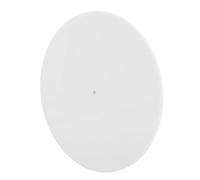 Tappetino per Piastra di Registrazione, Riduce il Rumore della Polvere Statica Tappetino per Giradischi in Acrilico Moderno Suono Chiaro per Giradischi da 12 Pollici (WHITE)
