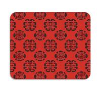 Tappetino per piatti rosso con motivo cinese con cultura felice con stendibiancheria, resistente al calore, assorbente, tappetino in terra diatomacea accessori da cucina per piano di lavoro, 60 x 50