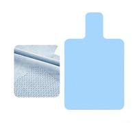 Tappetino per Pilates Reformer che assorbe il sudore, con strato superiore in pelle scamosciata artificiale e base antiscivolo in silicone per una maggiore sicurezza durante gli esercizi, colore: blu