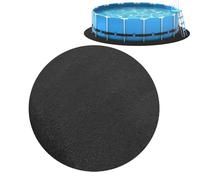 Tappetino Per Piscina Rotondo,2,5 M/3,05 M/3,7 M/4,6 M Base Per Piscina Fuori Terra, Tappeto Per Piscina Fuori Terra,Tappeto Sotto Piscina Per Anti Perforazione Resistente A Forature