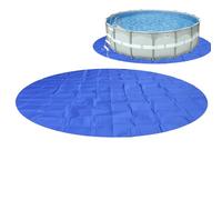 Tappetino per Piscina Rotondo, Tappeto Sotto Piscino, Tappetini per Piscina Fuori Terra, Tappetino Base, Panno di Terra Rotondo Piscino Pieghevole, Protezione del Pavimento della Piscinas