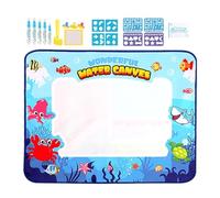 Tappetino per pittura ad acqua, tappetino scarabocchi ad acqua - Doodle Board scrittura disegno giocattoli - giocattoli educativi riutilizzabili portano penne magiche per Halloween