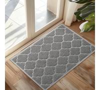 Tappetino per porta d'ingresso, interno o esterno, tappetino di benvenuto per porta d'ingresso, di grandi dimensioni, 91,4 x 61 cm, facile da pulire, senza ftalati e BPA, impermeabile, antiscivolo e