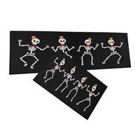 Tappetino per porte di Halloween - Set di tappeti da cucina horror, tappetini gotici di benvenuto | 2 pezzi di corridore moquette per la sala di ingresso 'area del configurazione della s