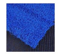 Tappetino per prato da giardino, tappeto in finto tappeto drenante blu, tappeto in erba artificiale, altezza del pelo 0,78 cm, erba sintetica realistica per giardino patio paesaggio (colore: blu,