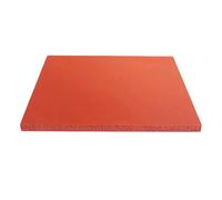 Tappetino per pressa di calore in silicone rosso, Tappetino in schiuma di silicone for macchina laminatrice Rosso 150x150x(1-10) mm Alta temp(150x150x5mm)