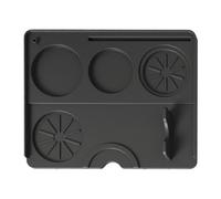 Tappetino per Pressatura Caffè, Accessori Macchina Caffè in Silicone, Piano Portautensili per Caffetteria Cucina Professionale Postazione Preparazione