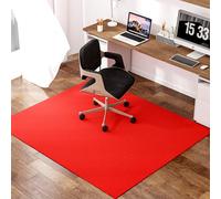 Tappetino per protezione per pavimenti resistenti a graffi per sedia da ufficio tappetino da scrivania antide-slip per legno duro e moquette multiplo con un tappeto con undici rossi 120x160cm FANDIAO