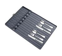 Tappetino Per Ripiano Laterale | Antiscivolo Riutilizzabile E Resistente Al Calore | Area Per Spatola Sul Piano Cucina,Per Organizzatore Esterno Raschietto Pennello Bottiglia Olio