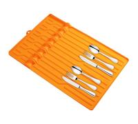 Tappetino Per Ripiano Laterale | Base Griglia Termoresistente Antiscivolo Riutilizzabile - Area Per Spatola Sul Piano Cucina - Per Appoggiare Pinze Spatola Pennello E