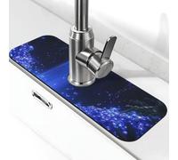 Tappetino per rubinetto a cascata con effetti visivi 3D per lavello della cucina, tappetino super assorbente, per cucina, bagno, lavandino, bar, rubinetto, decorazione, regali (38,1 x 14 cm)