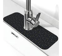 Tappetino per rubinetto a costellazione per lavello da cucina, tappetino drenante per lavello da cucina, paraspruzzi, assorbente ad asciugatura rapida, tappetino per lavello da cucina