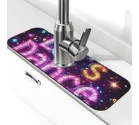 Tappetino per rubinetto a tema danza per lavello della cucina, tappetino per asciugatura, super assorbente, per cucina, bagno, lavandino, bar, rubinetto, decorazione, regali (38,1 x 14 cm)