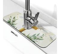 Tappetino per rubinetto con colombe e croci della pace per lavello della cucina, tappetino super assorbente, tappetino per rubinetto per cucina, bagno, bar, decorazione regalo (38,1 x 14 cm)