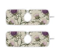 Tappetino per rubinetto con per lavello della cucina Previene l'umidità appendibile Confezione da 2 tappetini in pietra per lavello da cucina paraspruzzi e protezioni 37,9 cm cardo scozzese bellezza