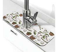 Tappetino per rubinetto con stampa palla da golf per lavello da cucina, rubinetti, tappetino paraspruzzi assorbente ad asciugatura rapida, tappetini per lavello da cucina per lo scarico intorno al