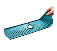 Tappetino per Rubinetto del Lavello da Cucina Vassoio Lungo in Silicone | Paraspruzzi Cucina Per Riporre Spugne e Spazzole sul Piano di Lavoro in Cucina