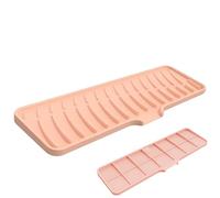 Tappetino per Rubinetto del Paraspruzzi, Tappetino per Rubinetto del - Vassoio raccogligocce con Manico in Silicone,per lavello, Tappetino scolapiatti Multiuso per Piano Cucina e Bagno