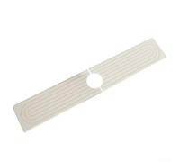 Tappetino per rubinetto della cucina e del bagno, con diatomite essiccante per assorbire l'acqua e servire come paraspruzzi per vassoio lavello (bianco)