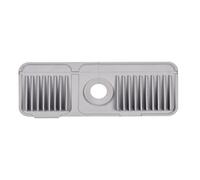 Tappetino per rubinetto in silicone, anti-schizzi e anti-perdite, rosa/verde/grigio, raccogli acqua dietro il rubinetto, tappetino drenante 'acqua, funzionalità di montaggio rapido, per lavello da