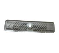 Tappetino per rubinetto lavello in silicone, scanalature rialzate, maniglia