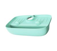 Tappetino per Rubinetto Lavello Multifunzionale con Design I-Splashing e Funzione Antiscivolo - Light e Faucet T e Supporto per Spugna per Bancone della Cucina (azzurro)