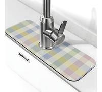 Tappetino per rubinetto pasquale in primavera per lavello della cucina, grazioso tappetino per asciugatura, super assorbente, per cucina, bagno, lavandino, bar, rubinetto, decorazione, regali (38,1 x