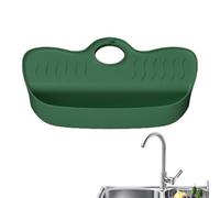 Tappetino per rubinetto per lavello da cucina, organizzatore ad asciugatura rapida, barriera anti-spruzzi d'acqua per lavello con design inclinato, per piano di lavoro