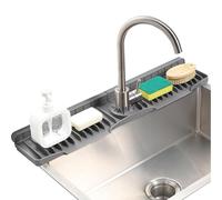 tappetino per rubinetto per lavello della cucina - Sink Faucet Mat | Cuscinetto antispruzzo in silicone autodrenante veloce da 27,5 pollici, paraspruzzi per cucina Si, nk | per il bagno del ristorante