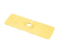 Tappetino per rubinetto, tappetino drenante per rubinetto, paraspruzzi per rubinetto, maniglia in silicone, tappetino raccogli gocce per rubinetto con foro rotondo per per lavello da cucina