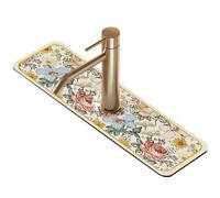 Tappetino per rubinetto, Tappetino per rubinetto da cucina, Lavello da cucina 15x5, 5, Fango di diatomea che assorbe l'acqua Paraspruzzi per lavandino Antiscivolo Dietro il del lavandino, Pe