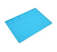 Tappetino per Saldatura, Pad di Riparazione in Silicone Antistatico Resistente Al Calore con Scala, Adotta un Design Scanalato, per Riparazione Elettronica, Saldatura