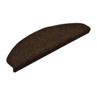 Tappetino per scale autoadesivo, 10 pezzi, 65 x 21 x 4 cm, colore: marrone | Polipropilene robusto, antiscivolo, lavabile in lavatrice, riduzione del rumore, consegnato arrotolato, facile da installare