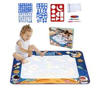 Tappetino per scarabocchietto ad acqua per bambini - grande tappeto Scribble │ Tappeto da disegno, colore ad acqua riutilizzabile, giocattolo educativo per asilo, asilo, asilo, creatività interna ed