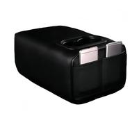 Tappetino per scatola portaoggetti per bracciolo auto Box Bracciolo Centrale Posteriore Per Auto Di Seconda Per Fila Per Skoda Per Octavia Per Rapid Per Yeti 2010-2023(Black-Double pockets)