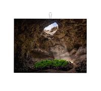 Tappetino per scolapiatti con motivo "Grotte" e paesaggio meraviglioso, decorazione per cucina, piccolo, 16 x 18 pollici